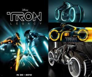 yapboz Tron: Legacy ve fantastik araçlar